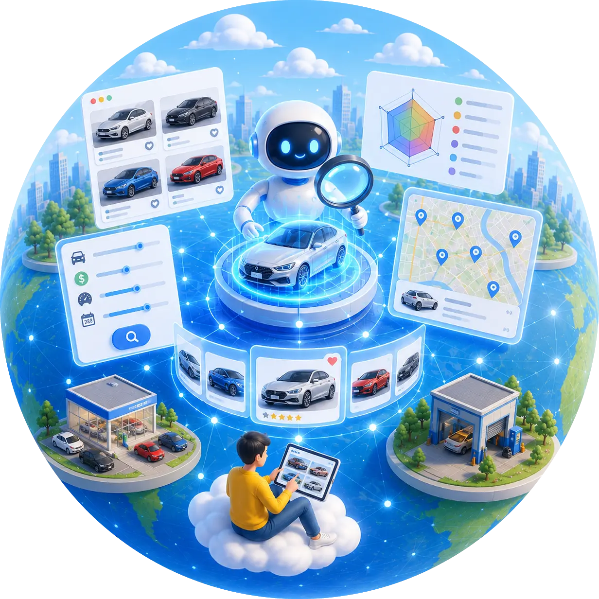 CAR SQUEEZER — AI squeezes used cars to fit